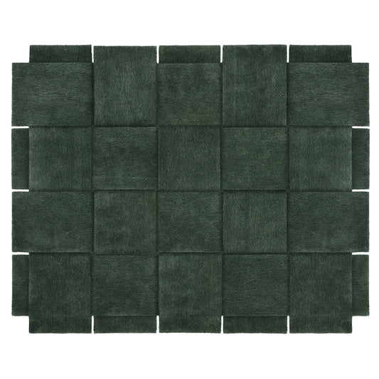 Design House Stockholm Basket Carpet 245x300 Green
