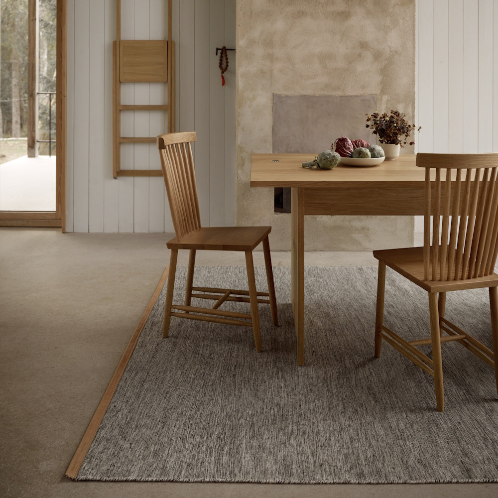 Design House Stockholm Bjork Rug 200x300 Bright Grey