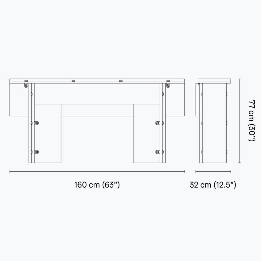 Design House Stockholm Flip Table Oak
