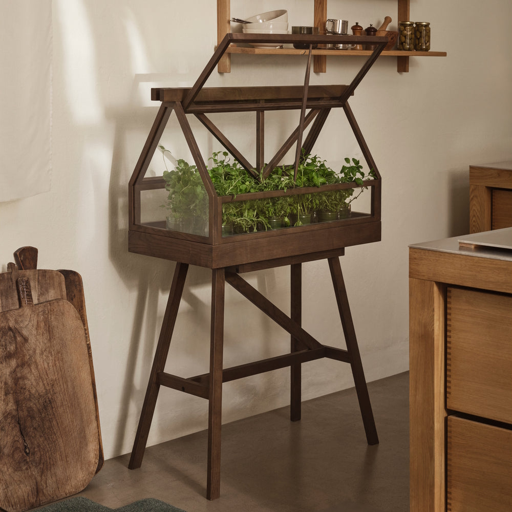 Design House Stockholm Greenhouse Set Dark Ash