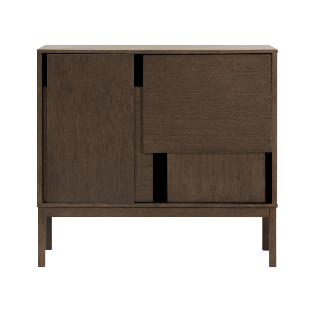Design House Stockholm Layer Sideboard With Legs Dark Oak