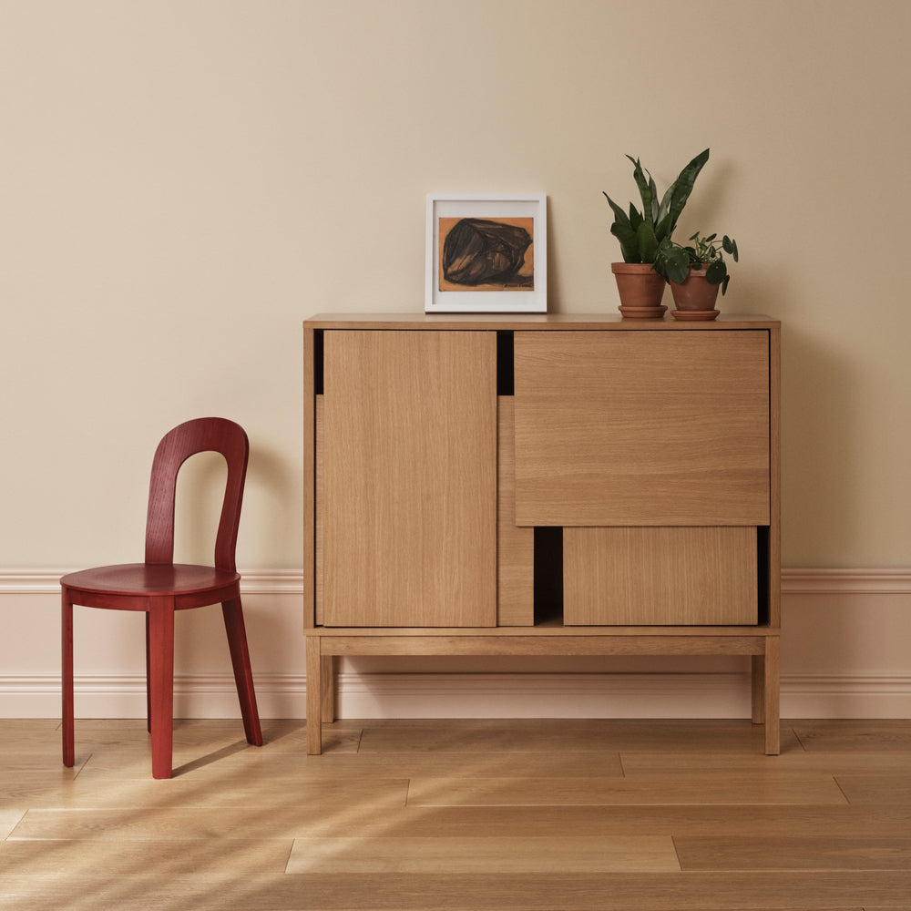 Design House Stockholm Layer Sideboard With Legs Oak