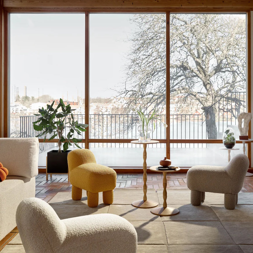 Design House Stockholm Lulu Pouf Brown