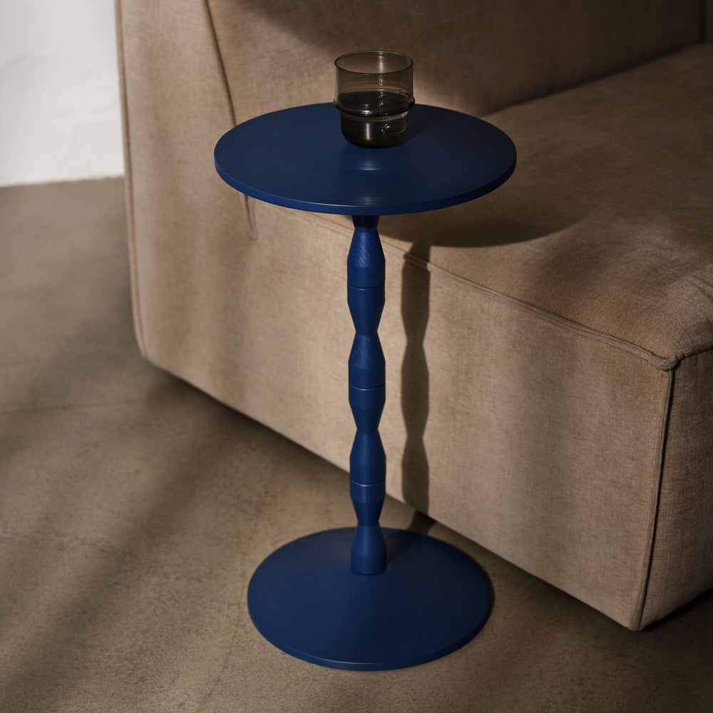 Design House Stockholm Pedestal Table Blue