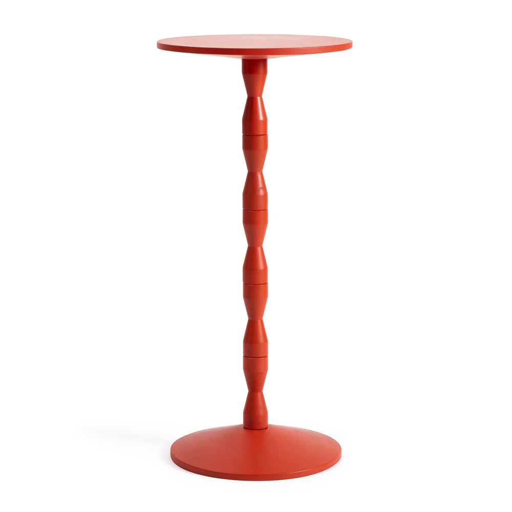 Design House Stockholm Pedestal Table Red