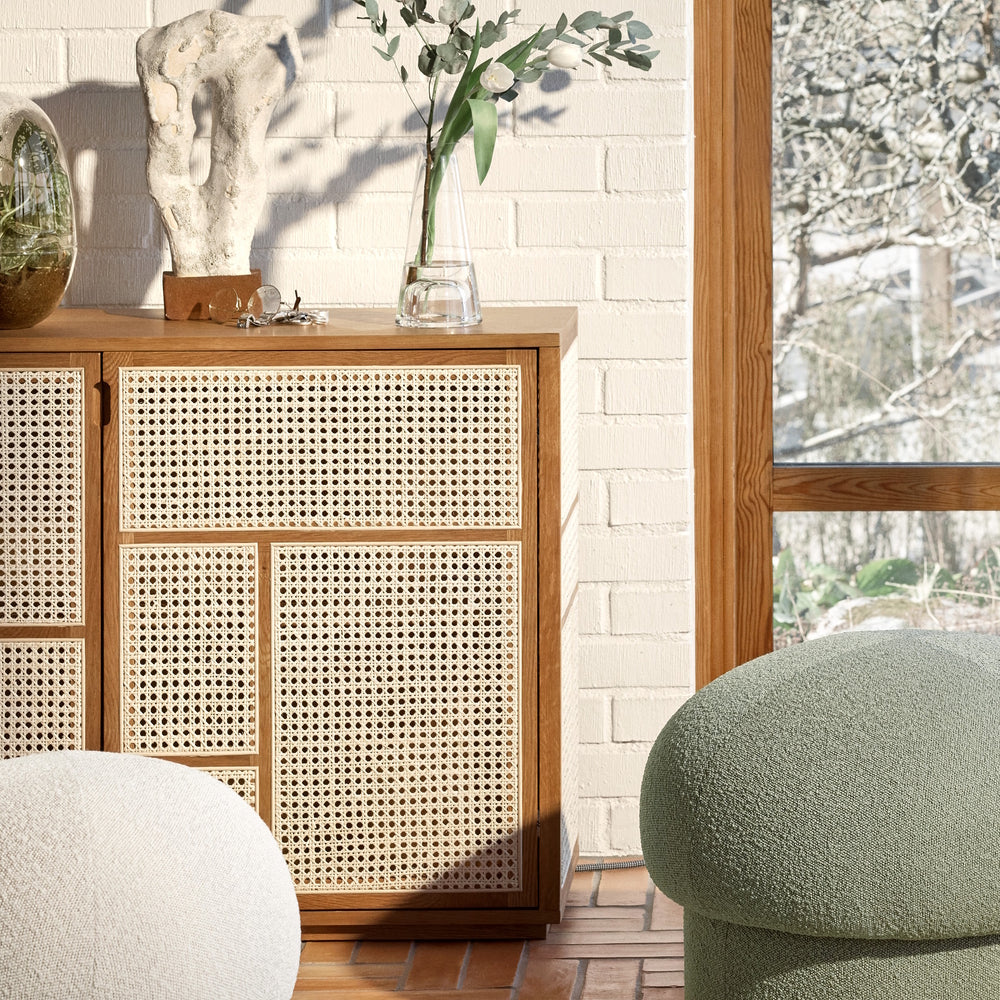 Design House Stockholm Air Sideboard Oak-Rattan Natural