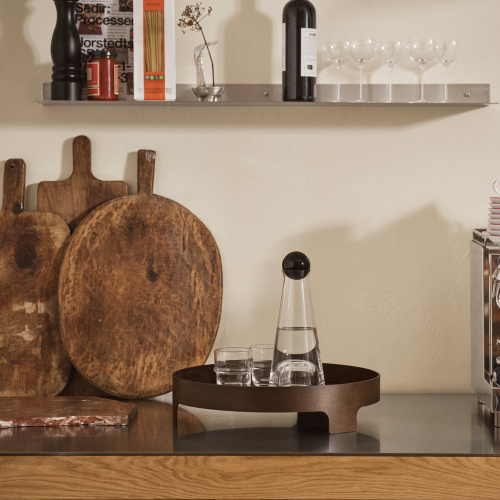 Design House Stockholm Bridge Tray Dark Oak