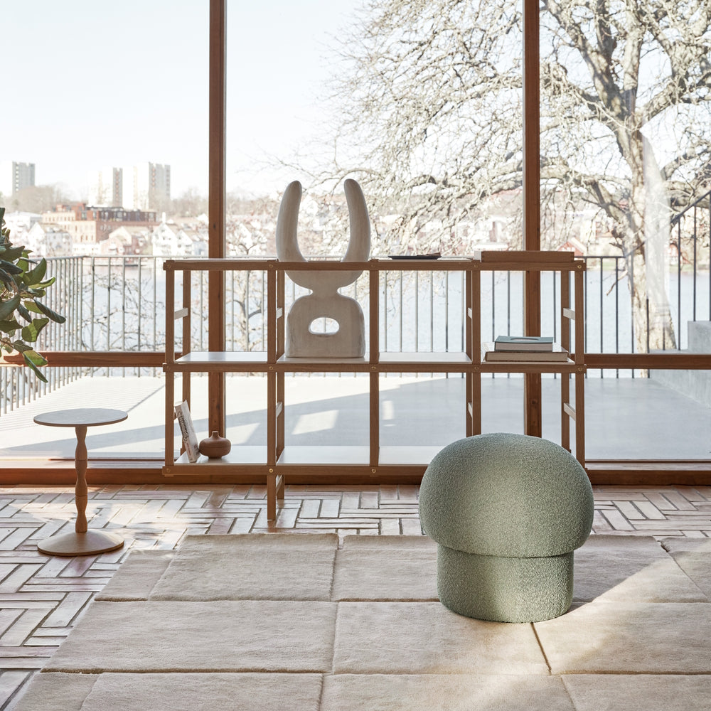 Design House Stockholm Uno Pouf 50cm Green
