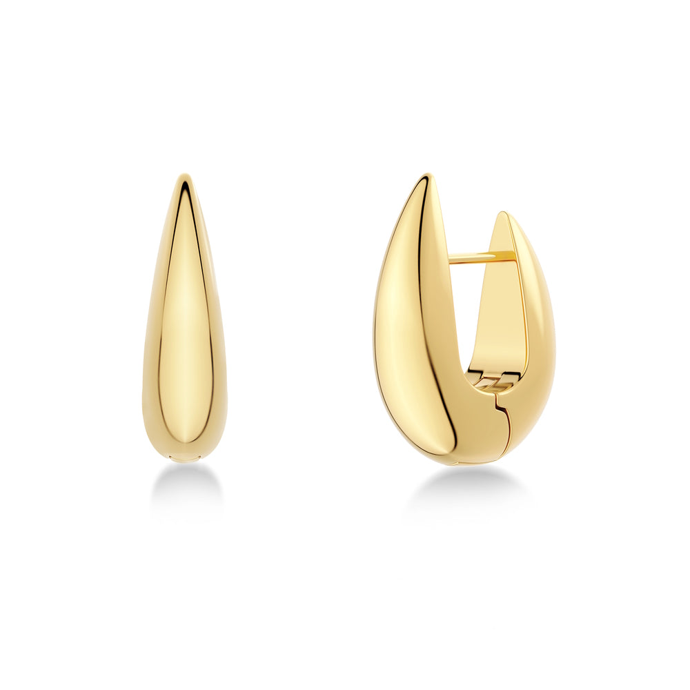 Edblad Crest Hoops L Gold