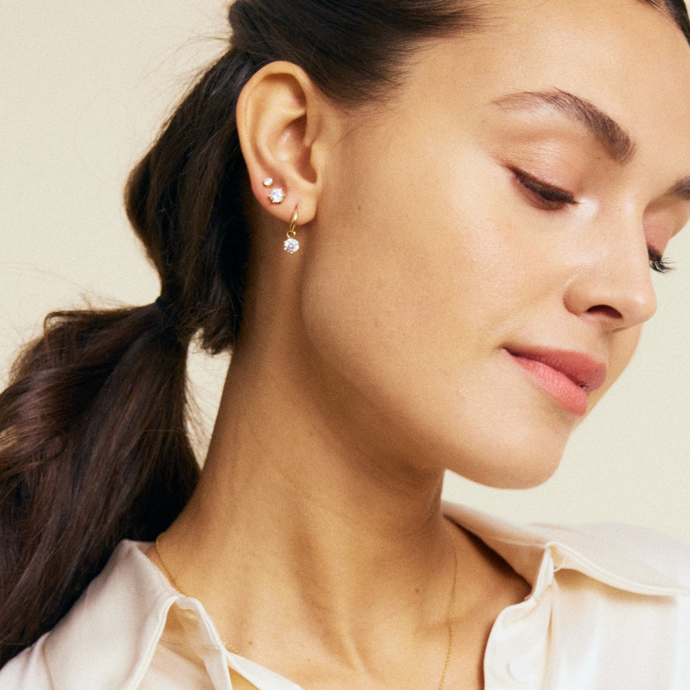 Edblad Crown Hoops Gold