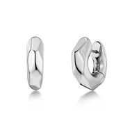 Edblad Crystalite Hoops L Silver
