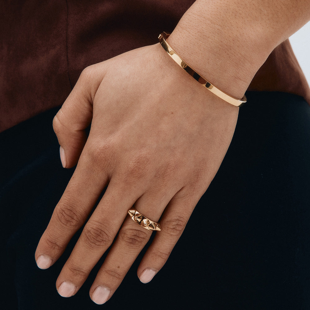 Edblad Fave Bangle Gold 16.5mm