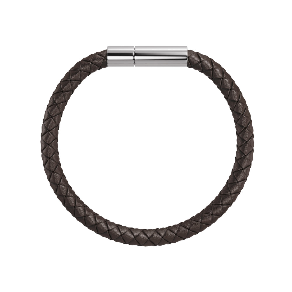 Edblad Franky Bracelet Leather Brown 19.5cm