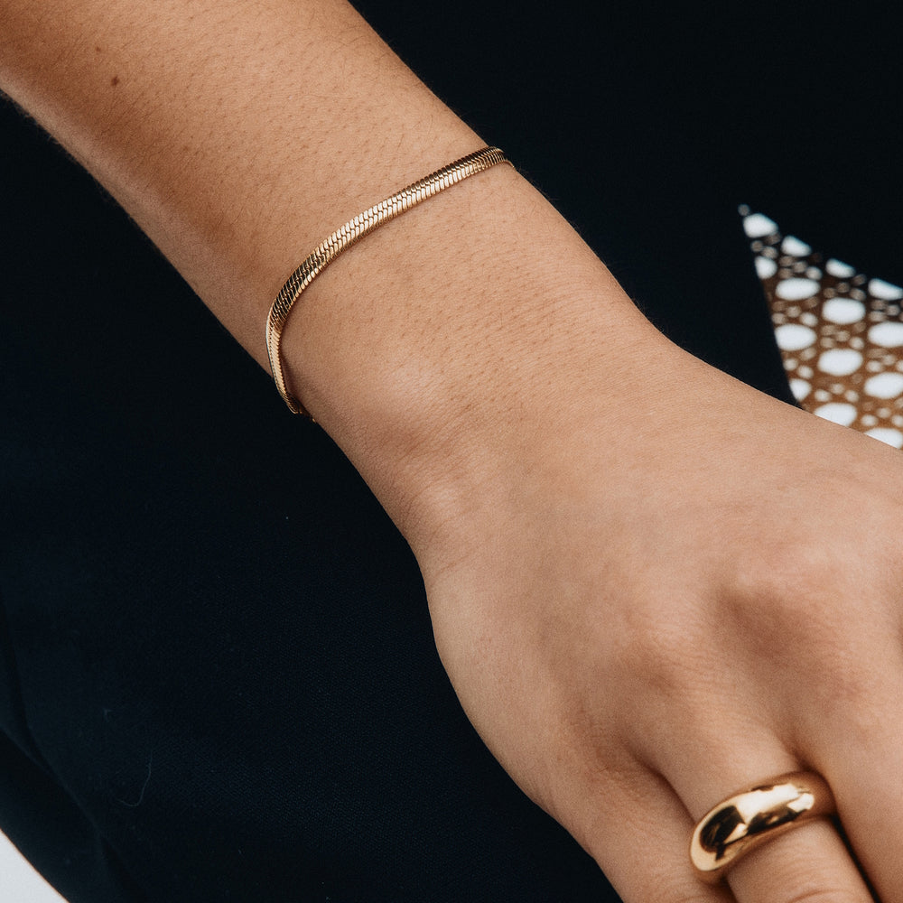 Edblad Herringbone Bracelet Gold