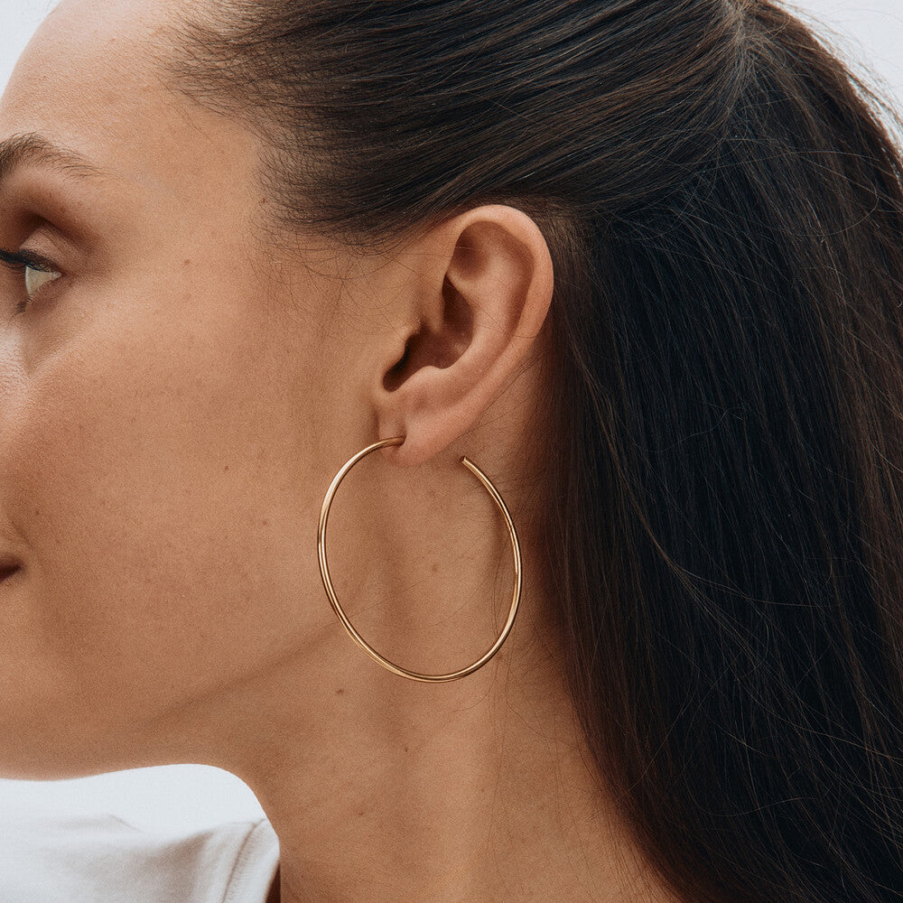 Edblad Hoops Earrings Large gold