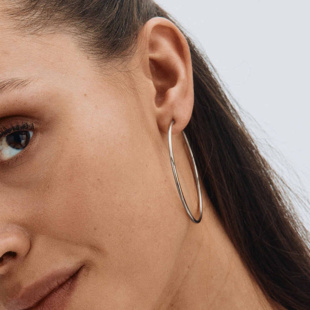 Edblad Hoops Earrings Large steel