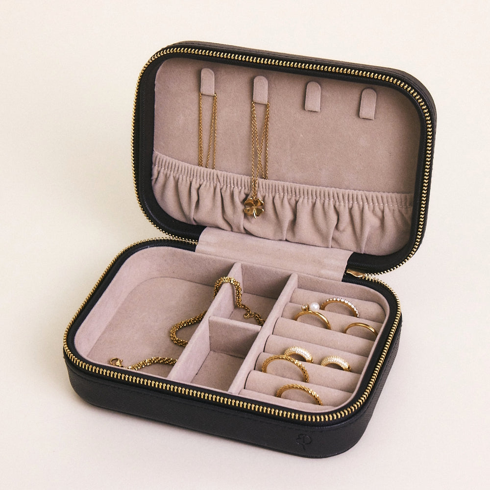 Edblad Jewellery Travel Case Large Black Gold