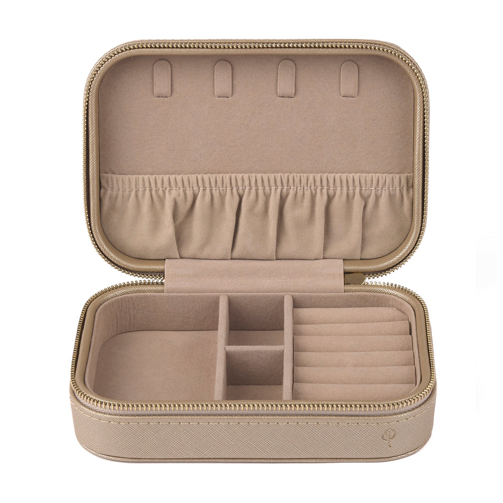 Edblad Jewellery Travel Case Large Light Clay Gold