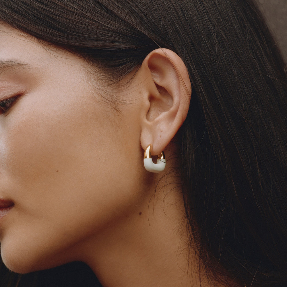 Edblad Lore Hoops L Gold White