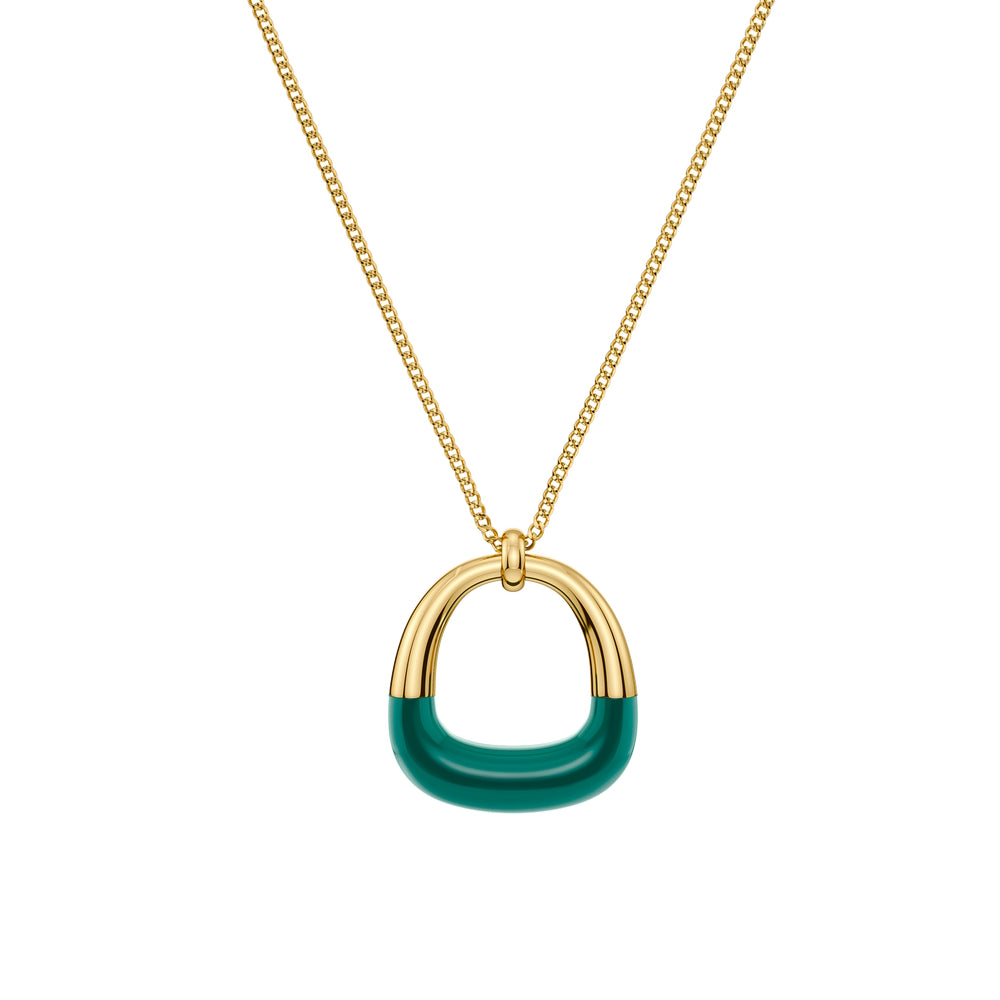 Edblad Lore Necklace Gold Green