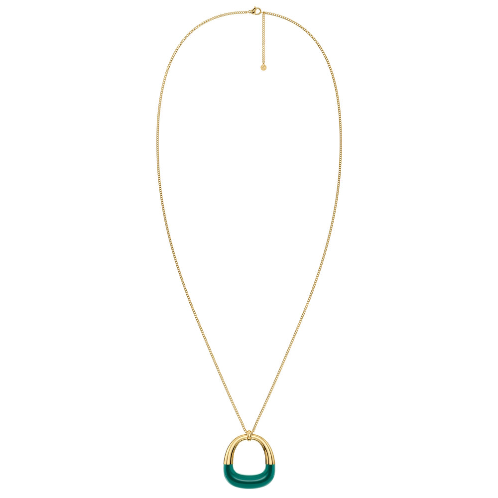 Edblad Lore Necklace Gold Green