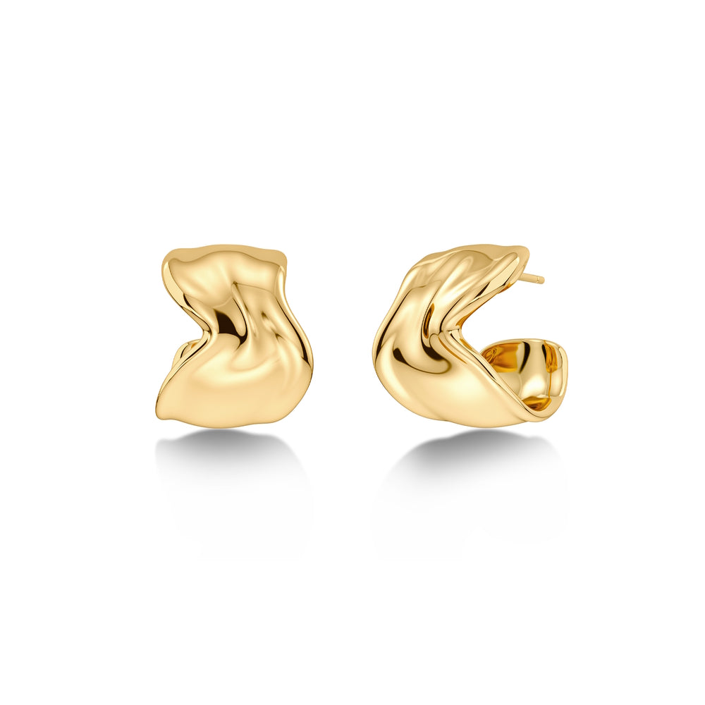 Edblad Melted Hoops L Gold