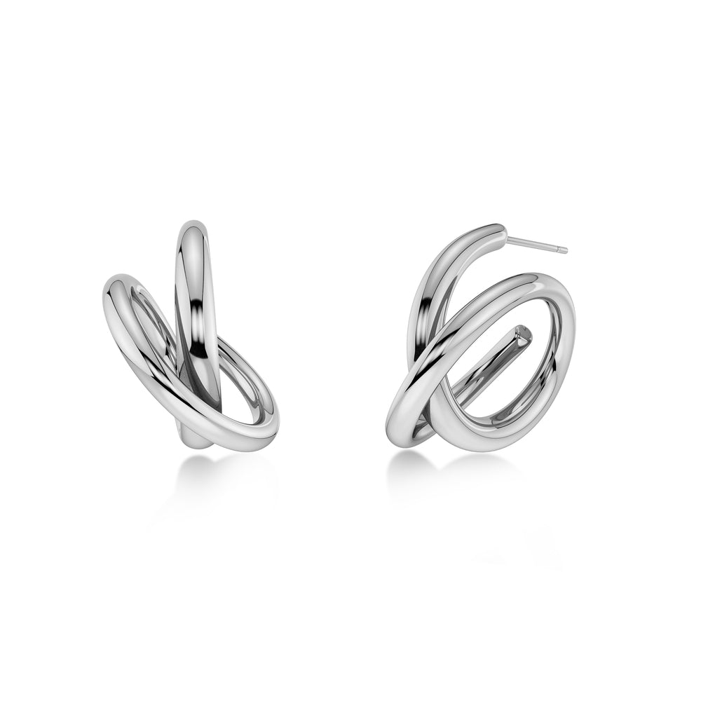 Edblad Nouveau Hoops L Silver