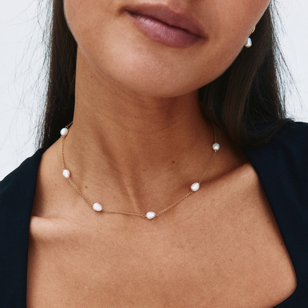 Edblad Perla Necklace Multi Gold