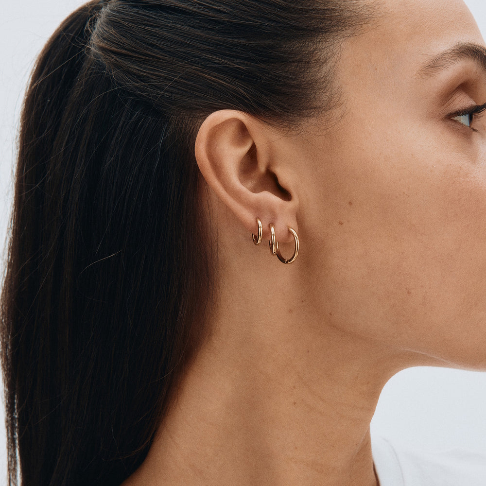Edblad Triple Pair Hoops Gold