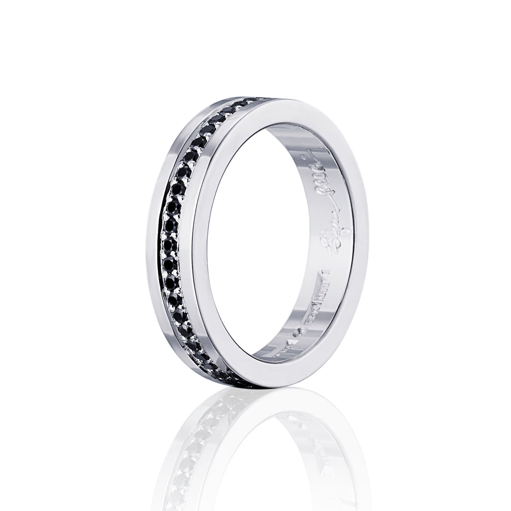 Efva Attling 4½ & Black Stars Ring