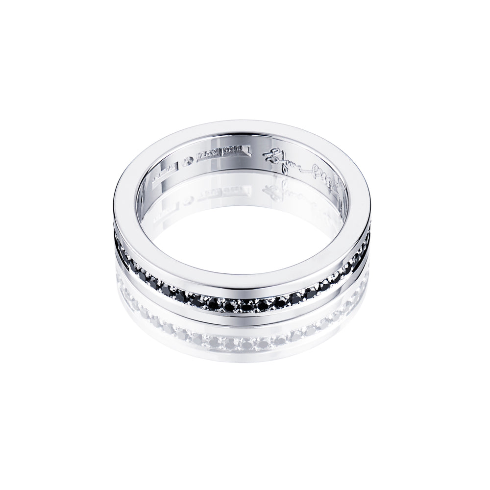 Efva Attling 4½ & Black Stars Ring