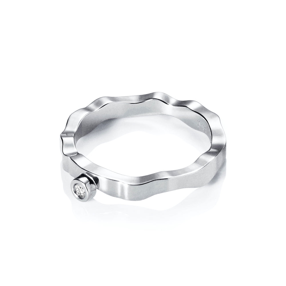 Efva Attling Future Perfect Star Ring White Gold
