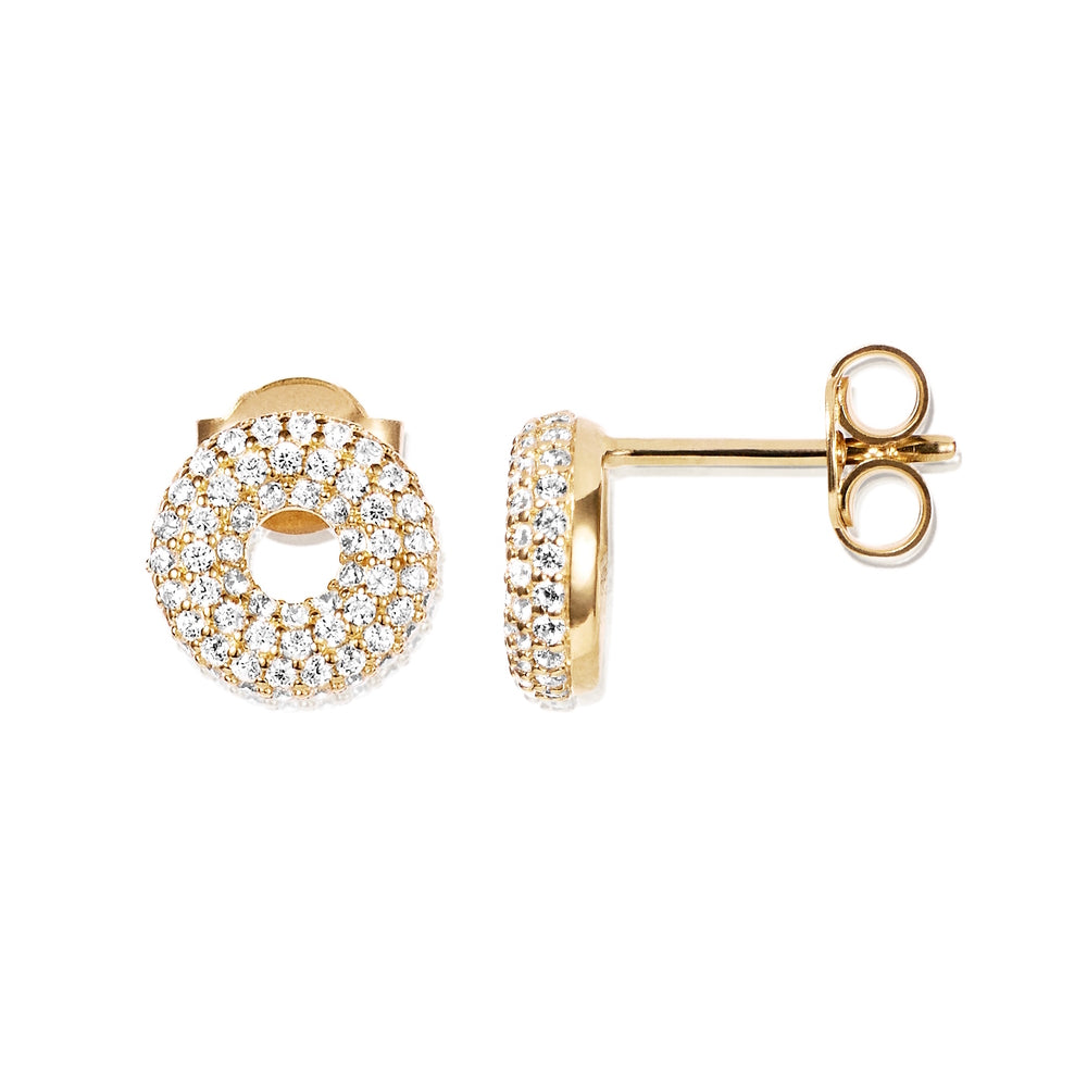 Efva Attling Lifesaver & Stars Earrings Gold