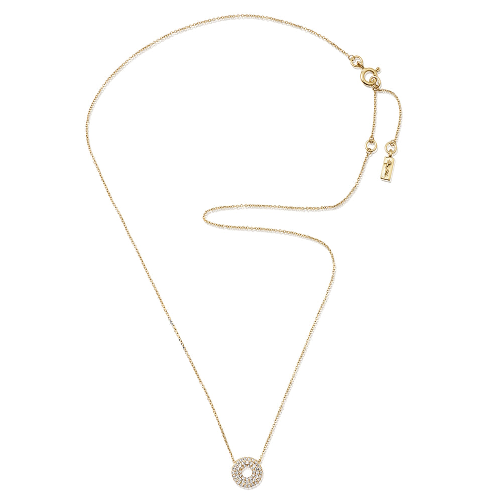 Efva Attling Lifesaver & Stars Necklace Gold