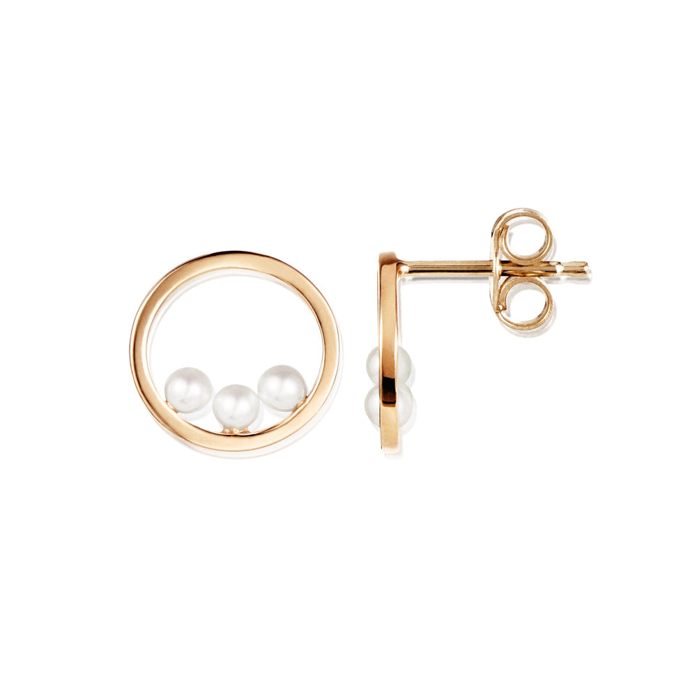 Efva Attling Little Roller Coaster Earrings Gold