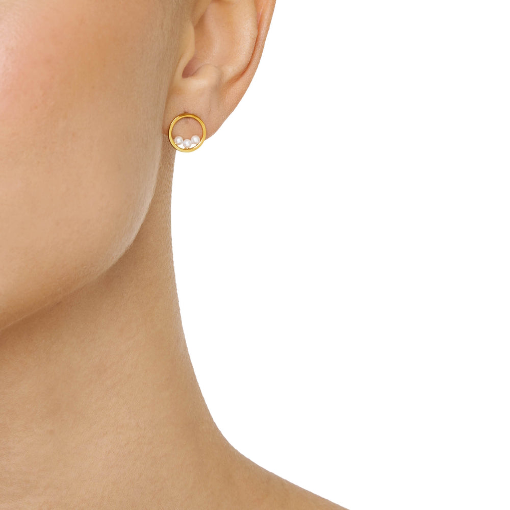 Efva Attling Little Roller Coaster Earrings Gold