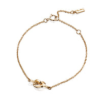 Efva Attling Love Knot Bracelet Gold Plated