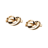 Efva Attling Love Knot Studs Gold Plated
