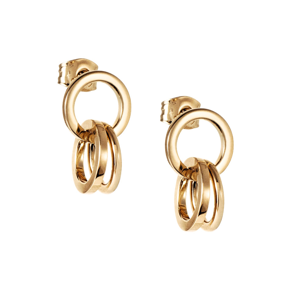 Efva Attling Messy Rings Earrings Gold Plated