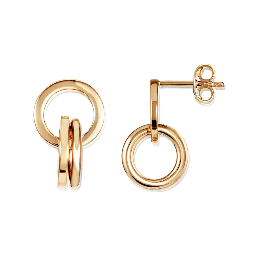 Efva Attling Messy Rings Earrings Gold Plated