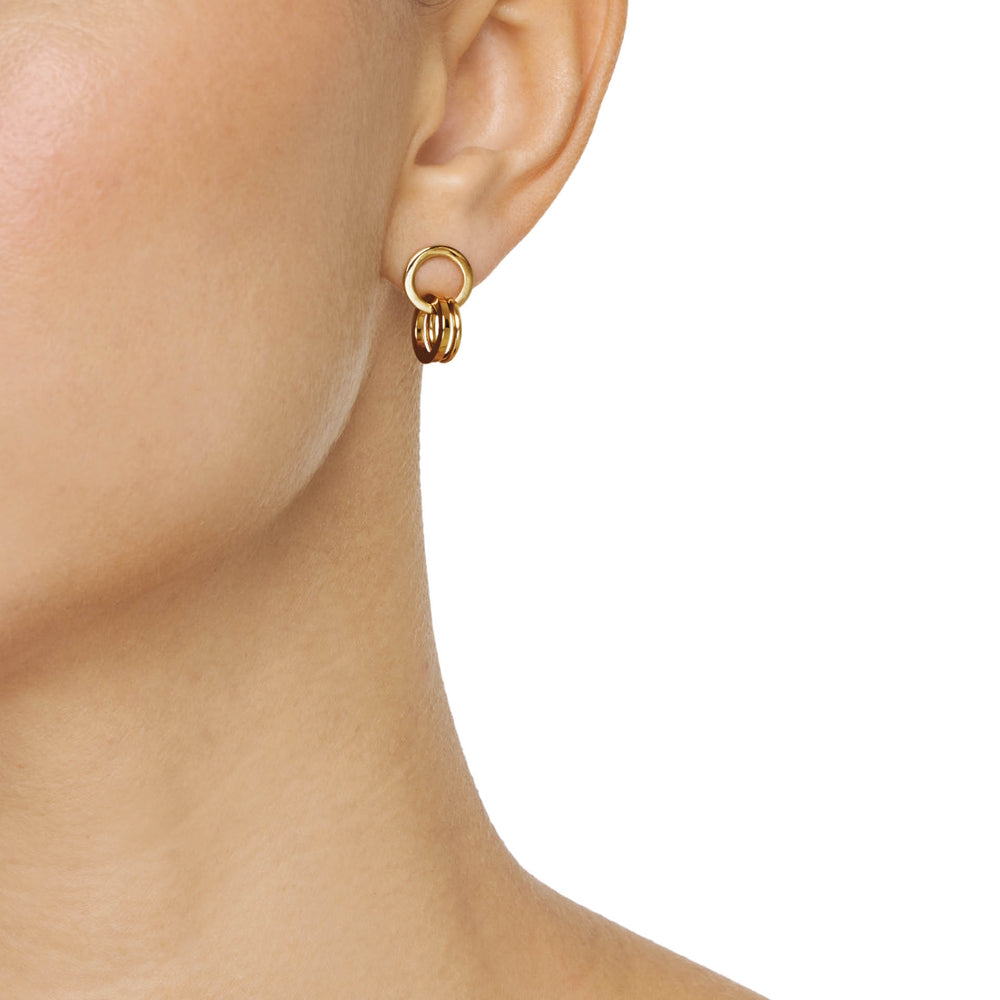 Efva Attling Messy Rings Earrings Gold Plated