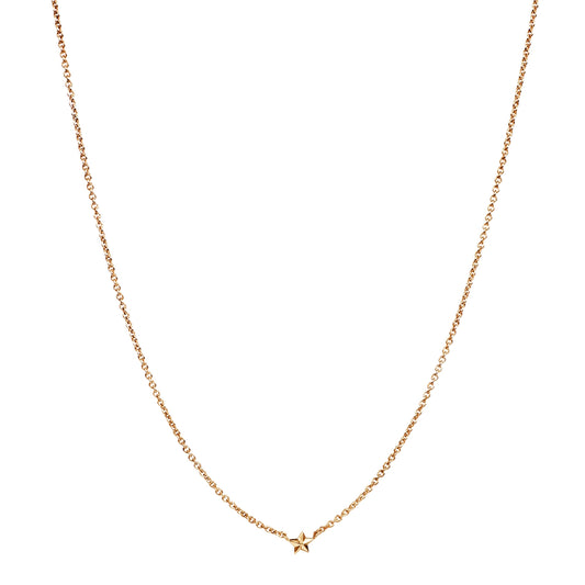 Efva Attling Micro Catch A Falling Star Necklace Gold