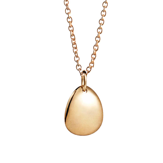 Efva Attling Mini Rose Petal Necklace Gold Plated
