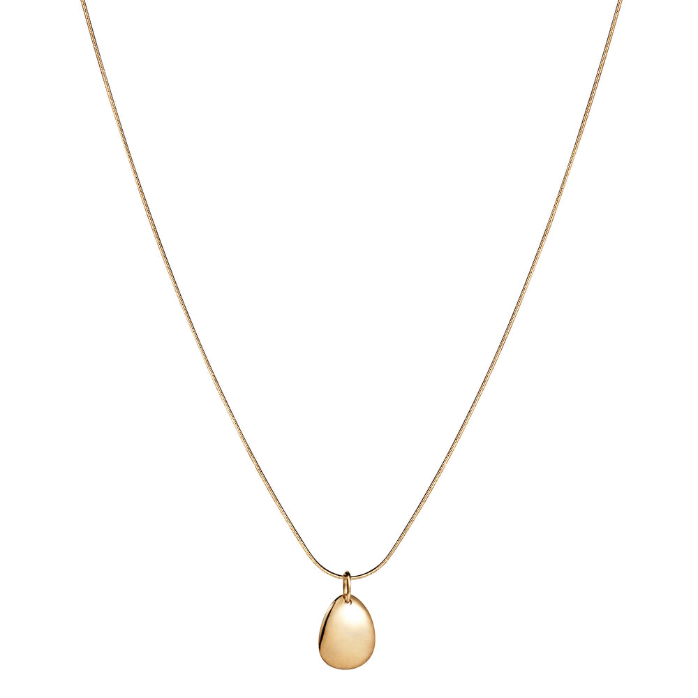 Efva Attling Mini Rose Petal Pendant Necklace Gold
