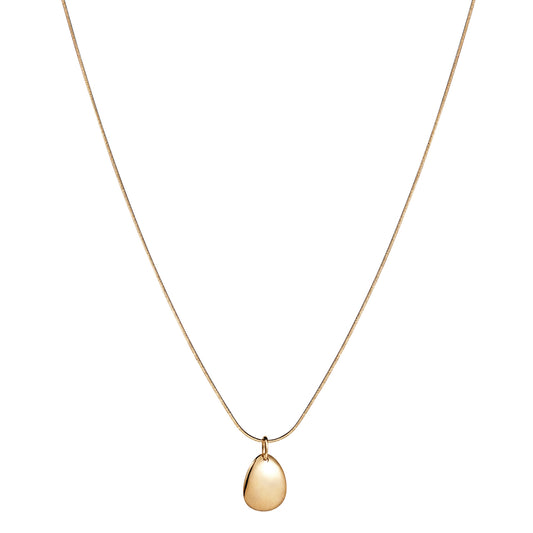 Efva Attling Mini Rose Petal Pendant Necklace Gold