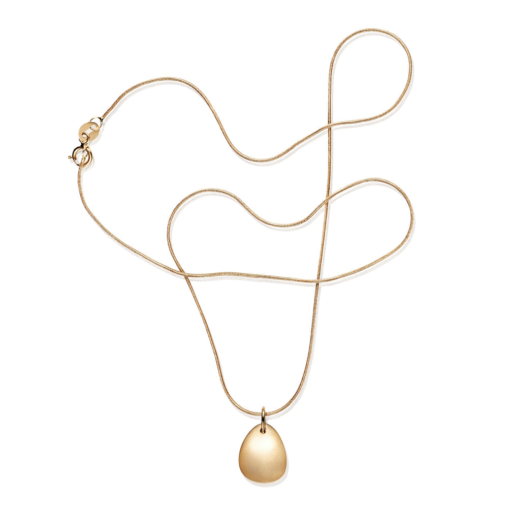 Efva Attling Mini Rose Petal Pendant Necklace Gold