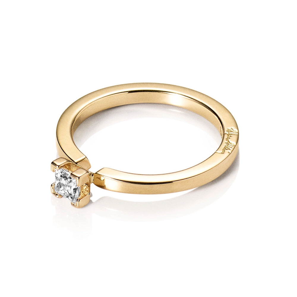 Efva Attling Solo Star Ring Gold