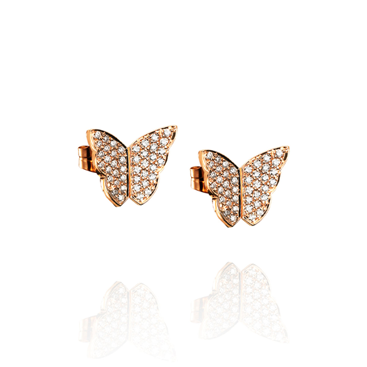 Efva Attling Little Miss Butterfly & Stars Earrings Gold