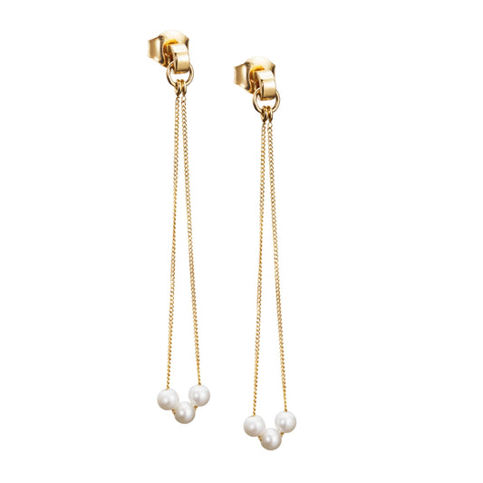 Efva Attling My Little Pearl Earrings Gold