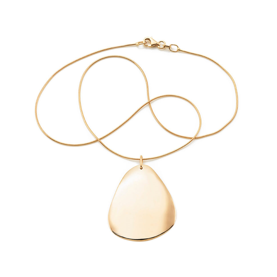 Efva Attling Rose Petal Pendant Gold